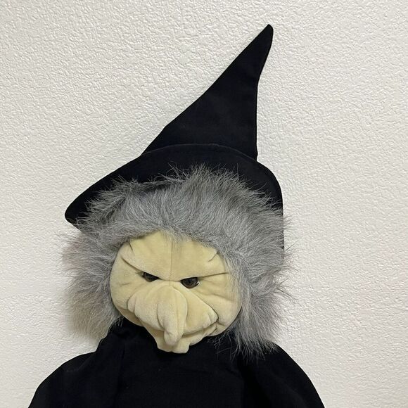 Vintage Folkmanis Folktails Witch Puppet 26" Plush Toy Halloween - Picture 2 of 13